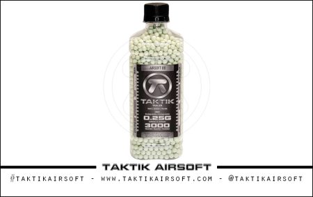 Taktik 0,25g Tracer Biodegradável BB BBS Frasco de 3000