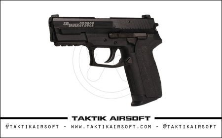 Aluguel de filme Pistola Cybergun Sig Sauer SP2022 NBB