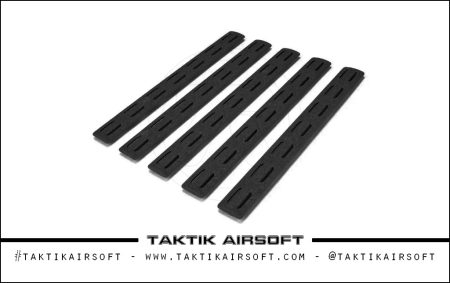 Kit de painel de cobertura de trilho BCM Gunfighter M-LOK preto