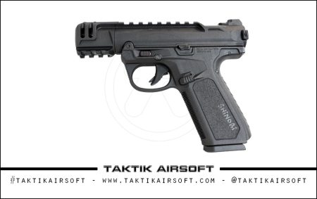 Aktionsarmee AAP01C AAP-01C Shinobi GBB Pistole Schwarz