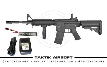 Raven Evolution NEO M4A1 RIS Carbine AEG Bundle kit Black