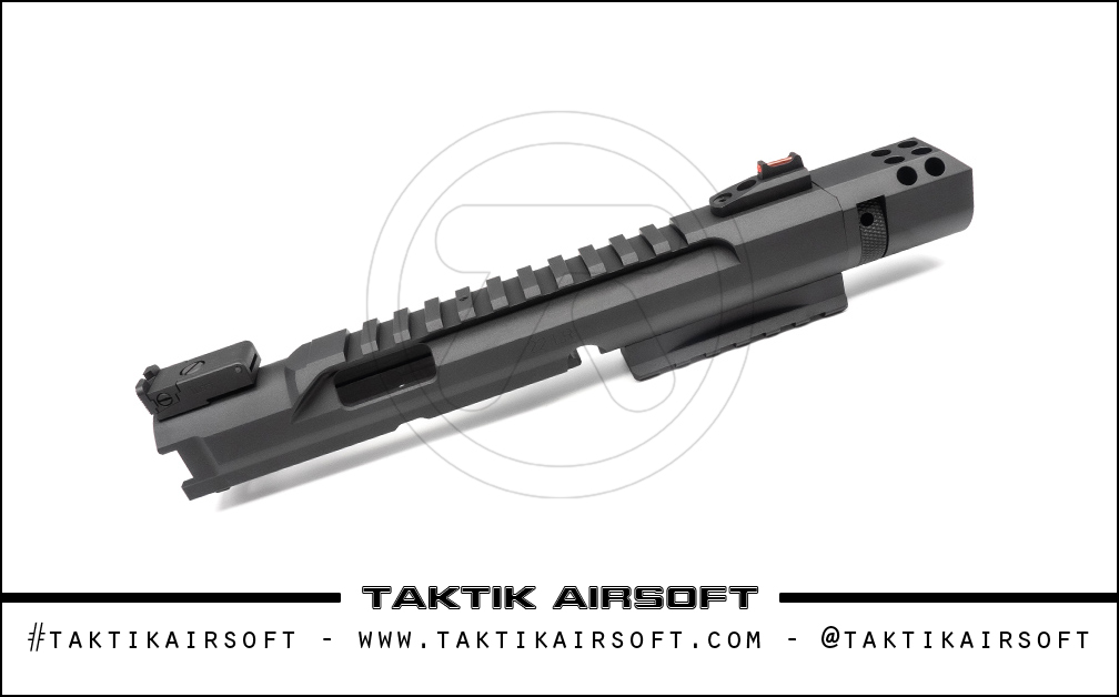 Kit receptor superior TTI Airsoft AAP01 Scorpion com kit TDC Hop Up preto