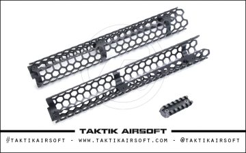 Protetor de mão hexagonal Kizuna para réplica AKM/AK74