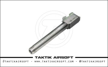 Canon extérieur Guarder KSC Glock avec filetage CCW 14 mm Argent