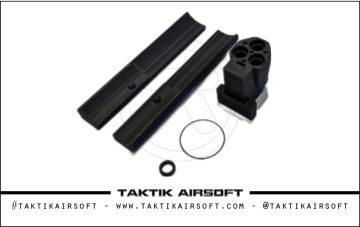 Taktik Tokyo Marui TM AA12 AA-12 SGR12 HPA 适配器转换套件黑色