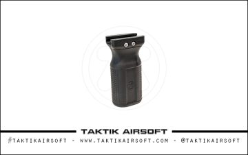 Taktik Picatinny Normal Size Vertical Grip Textured Dimple ABS Black