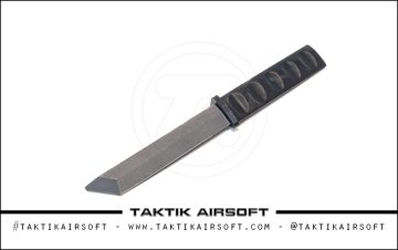 TAKTIK Tanto Knife Reproduction ABS TPU Black Silver