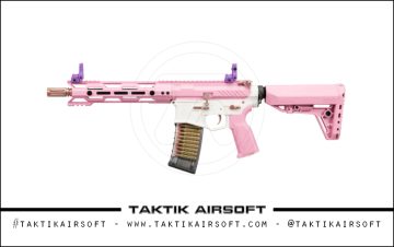 G&G CM16 Batto furtivo 556 AEG caramelo rosa