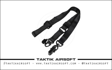 仿制 MS2 可转换一到两点吊带黑色带环钩