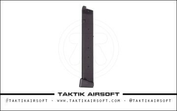 Vorsk EU Glock G19 G17 G18C Extended 48R Gas Magazine Black