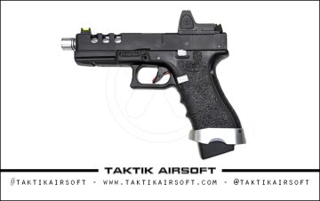 Vorsk EU7 G17 Vented Black With Mounted Sight Red Dot