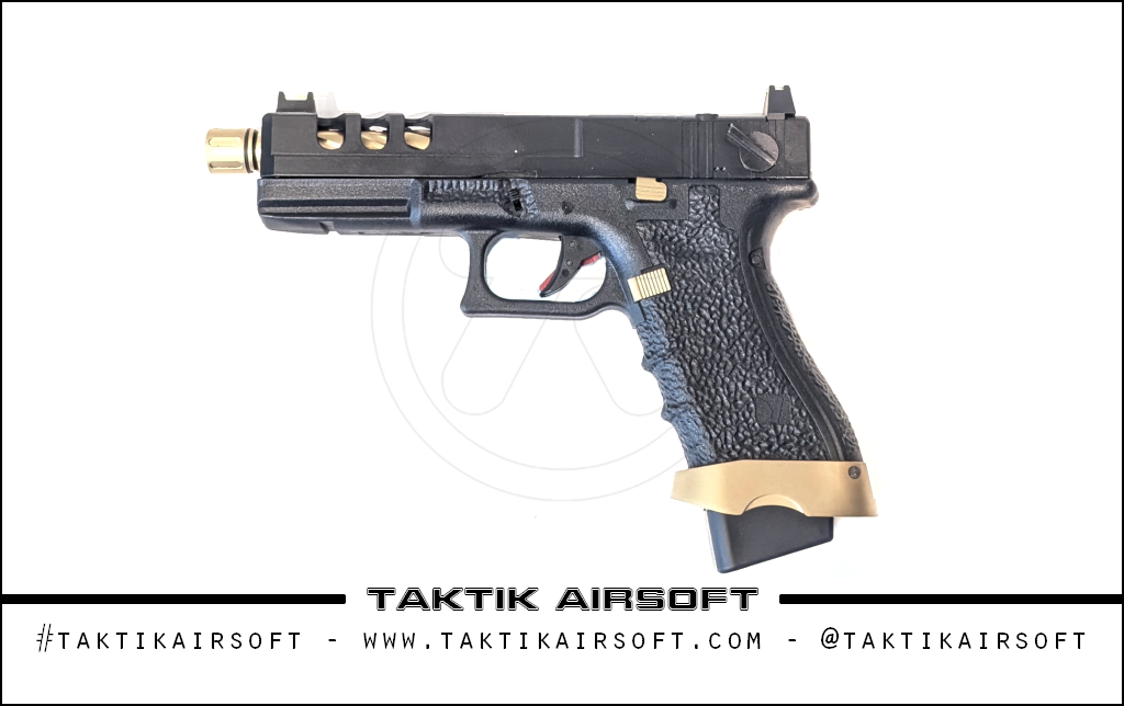 Vorsk EU8 Vented Gold MATCH G18C Full Auto Black