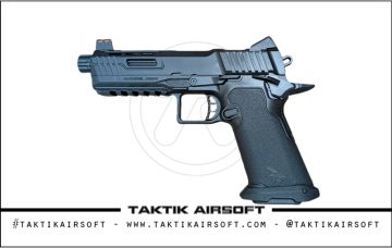 Kizuna Works Basilisk Serie BSK43 GBB Pistole Schwarz