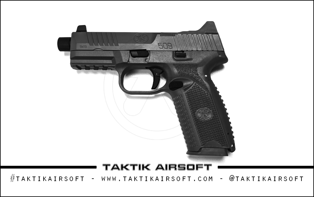 Double Eagle Cybergun FN509 Black Pistol